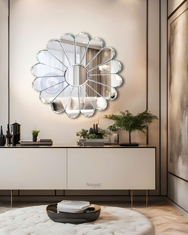 The beauty of decorative mirrors for living room walls Villa