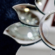 Artistic bathroom wall decoration mirror Peony NAV 2047