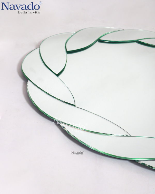 Artistic Framed Round Bathroom Mirror Stella NAV 2038