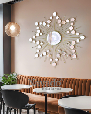 LUXURY GOLD HEBES MIRROR