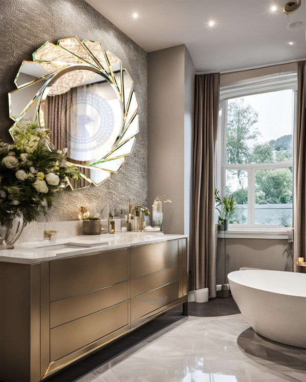 DIANA ART MAKEUP MIRROR WALL BEDROOM