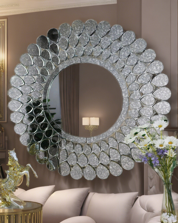 PEACOCK WALL DECORATE BATROOM DECORAT MIRROR