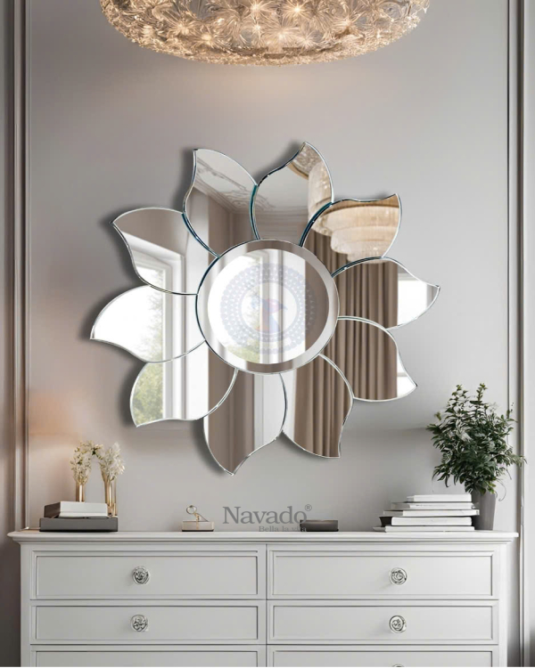PEONY LIVING ROOM DECORATION WALL MIRROR NAV 2047