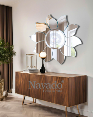 PEONY LIVING ROOM DECORATION WALL MIRROR NAV 2047