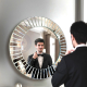ART WALL DESIGN BATHROOM MIRROR- THE LIGHT