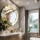 DIANA ART MAKEUP MIRROR WALL BEDROOM