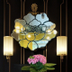 Mirror art wall rose gold