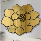Mirror art wall rose gold