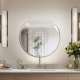 ROUND BASIC AND MODERN BATHROOM MIRROR