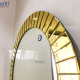 The Light decorative mirror with gold border