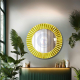 The Light decorative mirror with gold border