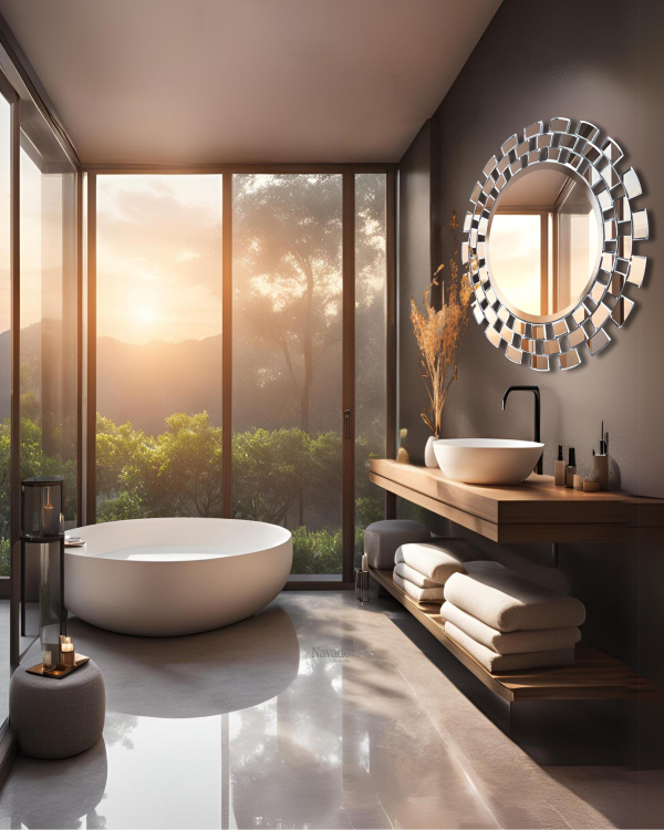 BATHROOM MIRROR SUNSET 80CM