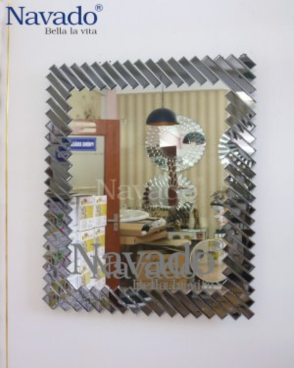 FERINO BLACK DECORATE INTERIOR  MIRROR
