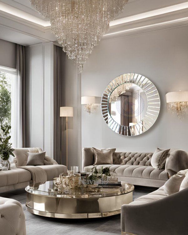 The Light NAV 2012D-NT luxury living room interior decoration mirror
