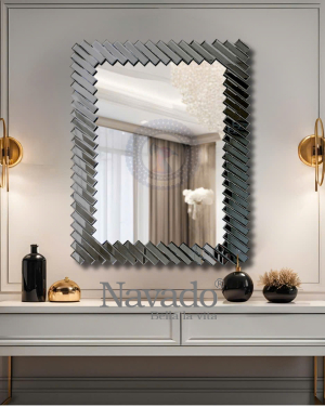 FERINO BLACK DECORATE INTERIOR  MIRROR