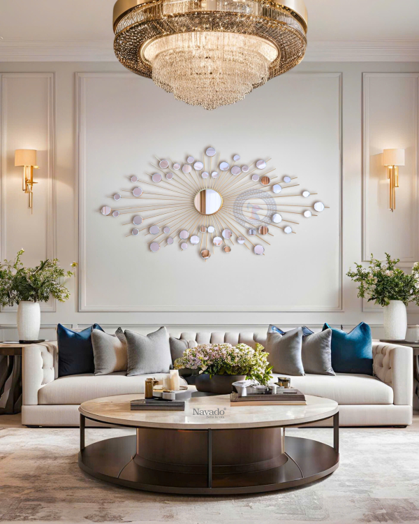 THE LUXURY HANGING WALL MIRROR ART " THE EYES "