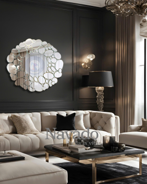 Decorative wall mirror for Queen's living room