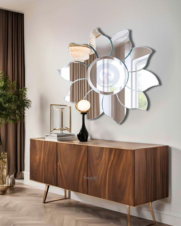 Wall Vanity Mirror art  Peony NAV 2047