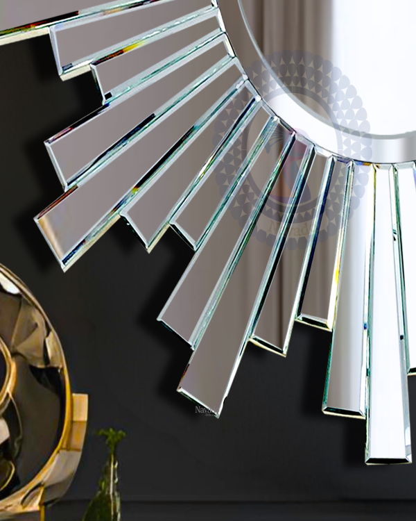 Decorative mirror model for living room wall named Tiger