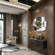 Round bathroom wall art mirror Mimosa NAV 2035