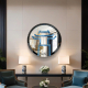 Hanoi Blue Round Living Room Wall Decor NAV 2078-NT
