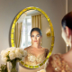 Golden Oval Makeup Mirror Rossi NAV 2125