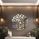 Round Golden Bedroom Wall Decor Mirror Rocio NAV 2208