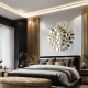 Round Golden Bedroom Wall Decor Mirror Rocio NAV 2208