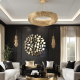 Round Golden Wall Mirror Interior Decor Rocio NAV 2208