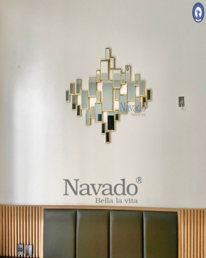 The luxury hanging wall living room mirror