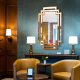 Golden Artistic Wall Decor Mirror Monarch NAV 2136