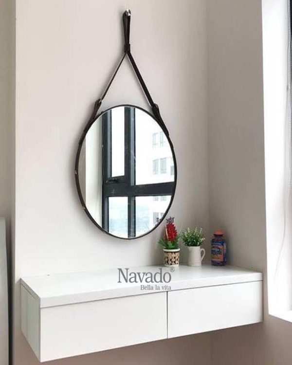 CONCRETE STRAP MIRROR 