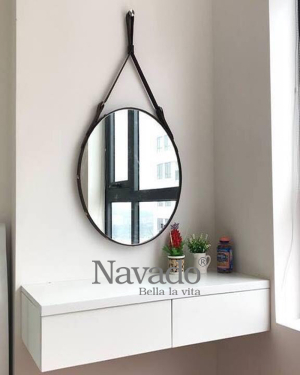 CONCRETE STRAP MIRROR 
