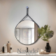 BATHROOM MIRROR LEATHER CORD