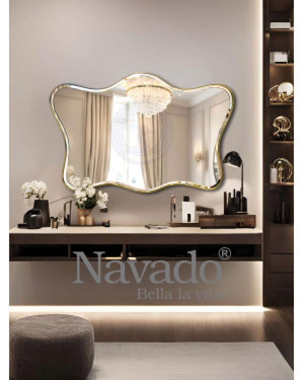 ART BATHROOM WALL DECORATE MIRROR