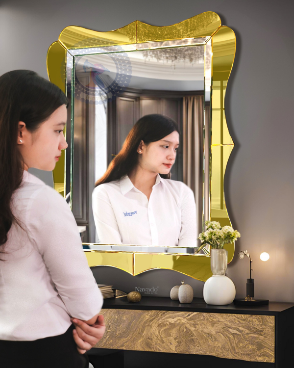 LUXURY ART WALL BATROOM MIROR