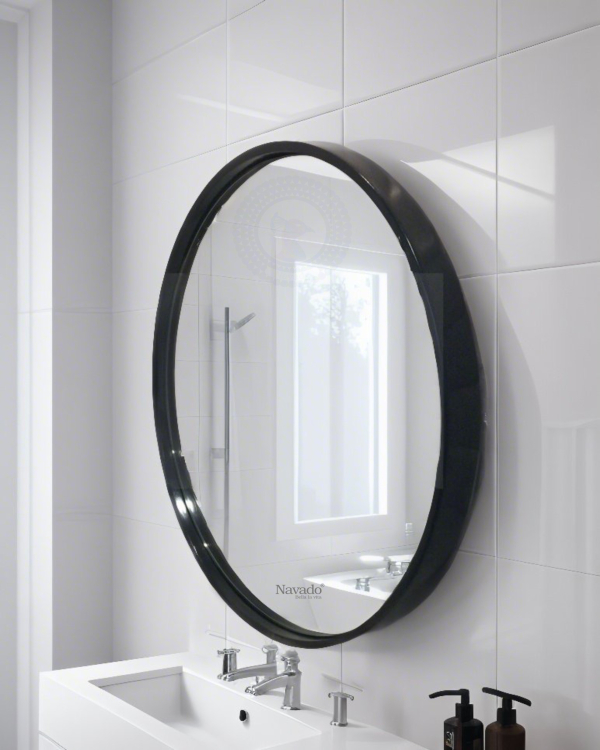 Round mirror bathroom Optima 
