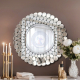 High-quality interior decoration mirror with peacock pattern