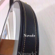 LEATHER STRAP ROUND MAKEUP MIRROR 