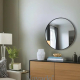 Round mirror bathroom Optima 