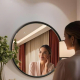 Round mirror bathroom Optima 