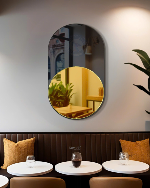 Golden Artistic Wall Mirror NAV 2144