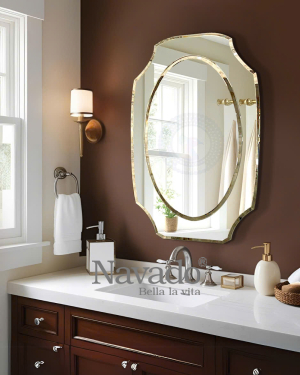 Artistic Bathroom Decoration Mirror NAV 2143