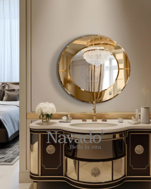 Round Artistic Bathroom Mirror NAV 2141