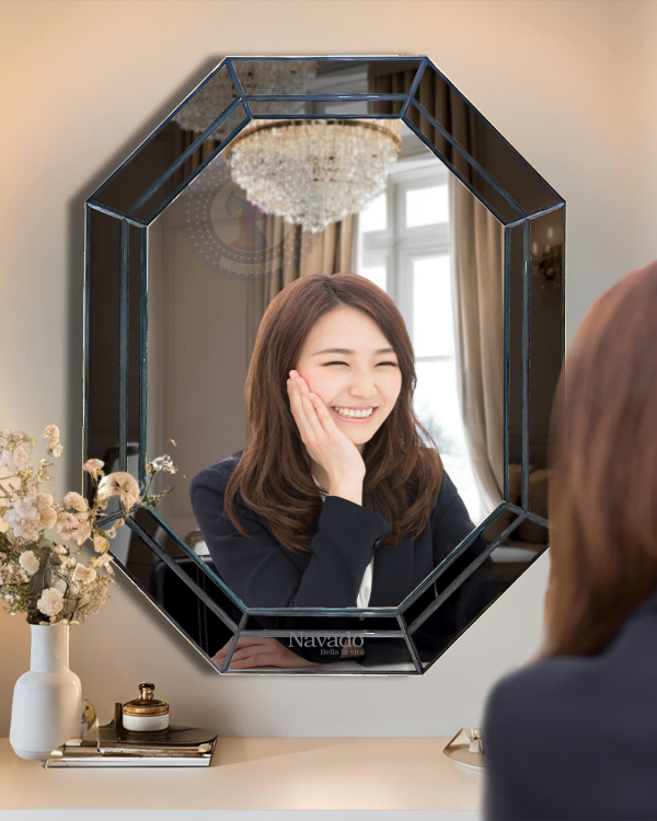Hexagon Artistic Interior Decor Mirror NAV 2131