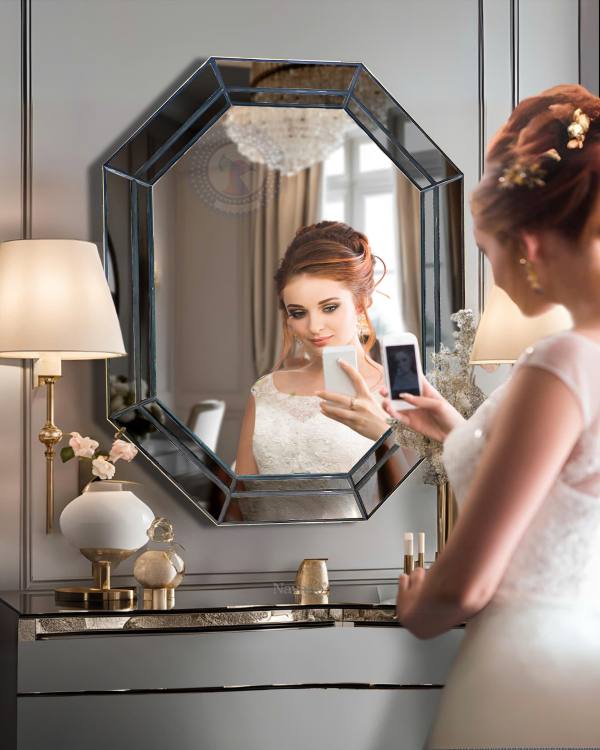 Hexagon Artistic Interior Decor Mirror NAV 2131