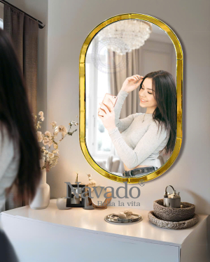 Golden Artistic Vanity Mirror NAV 2132