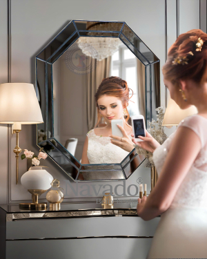 Hexagon Artistic Makeup Mirror NAV 2131