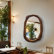 Wooden Artistic Interior Decor Mirror NAV 2145