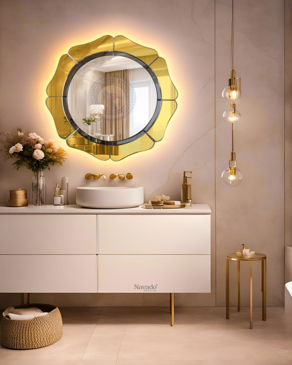 LED Artistic Bathroom Mirror Gerber Nav 6001